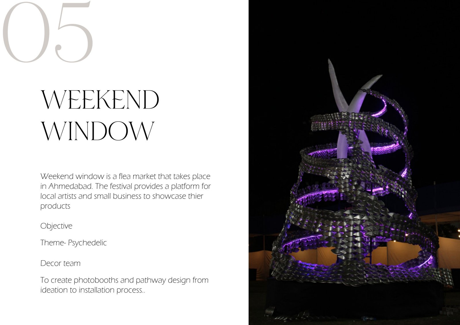 Weekend Window introduction